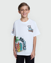 Bright White Crew Neck Tee For Boys By OVS White / 9-10 Y