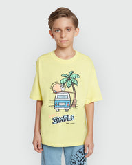 Lemon Verbena Tee For Boys – Summer Style By OVS Yellow / 9-10 Y