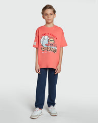 OVS Boys' Tee In Deep Sea Coral Pink Pink / 9-10 Y