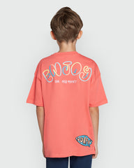 OVS Boys' Tee In Deep Sea Coral Pink Pink / 9-10 Y