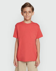 OVS Cranberry Pink Tee For Boys With A Relaxed Fit Pink / 9-10 Y
