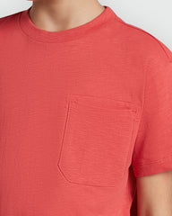 OVS Cranberry Pink Tee For Boys With A Relaxed Fit Pink / 9-10 Y