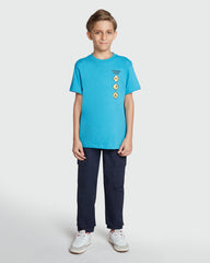 Boys' OVS Summer Tee In Navagio Bay Azure / 9-10 Y