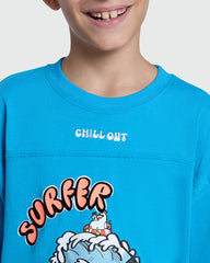 OVS Boys’ Tee In Navagio Bay Azure / 9-10 Y