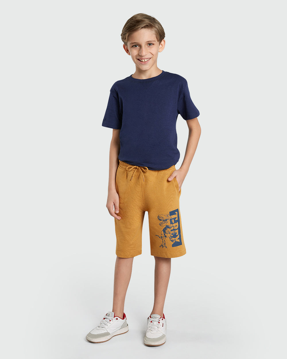 OVS Brown Shorts For Boys – Wood Thrush Tone Brown / 9-10 Y
