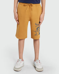 OVS Brown Shorts For Boys – Wood Thrush Tone Brown / 9-10 Y