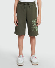 OVS Four Leaf Clover Green Shorts For Boys Green / 9-10 Y