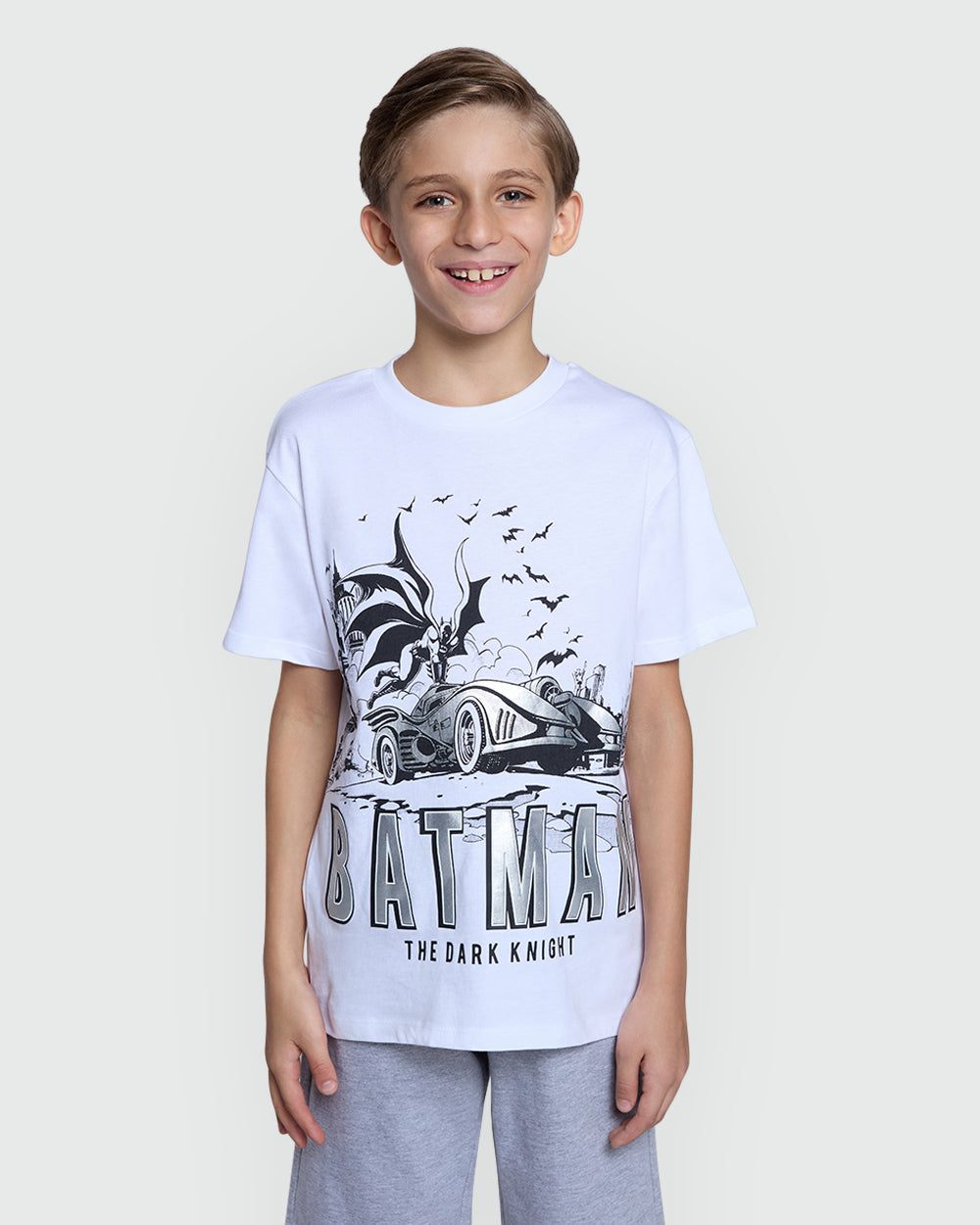 Lucent White Short Sleeve Tee For Boys – OVS White / 9-10 Y
