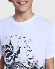 Lucent White Short Sleeve Tee For Boys – OVS White / 9-10 Y