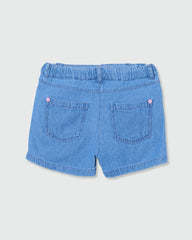 OVS GIRLS LIGHT DENIM EMBROIDERED PANTS BLUE / 24-30 M