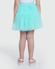 OVS Beach Glass Mesh Skirt For Girls Green / 9-10 Y