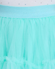 OVS Beach Glass Mesh Skirt For Girls Green / 9-10 Y