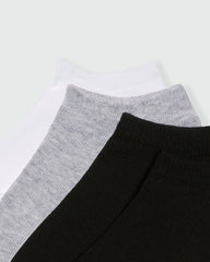 OVS BOYS PACK OF 5 EXTRA SHORT SOCKS BLACK/WHITE / 28/30