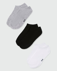 OVS BOYS PACK OF 5 EXTRA SHORT SOCKS BLACK/WHITE / 28/30