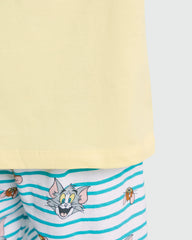 Short Sleeve Pyjama Set By OVS Yellow/White / 9-10 Y