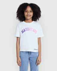 OVS Embroidered Tee For Girls – Blanc De Blanc White / 10-11 Y