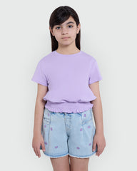 Lilac Breeze Basic Tee – OVS Girls Collection Violet / 10-11 Y