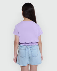 Lilac Breeze Basic Tee – OVS Girls Collection Violet / 10-11 Y