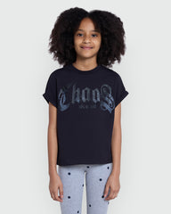 OVS Black Beauty Graphic Tee For Girls Black / 10-11 Y