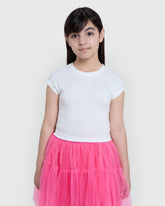 Girls’ Tee With Subtle Slogan – OVS White White / 10-11 Y