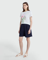 Printed Off-White Tee For Women – OVS White / M