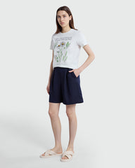 Clean Printed Tee In Off-White – OVS Woman White / M