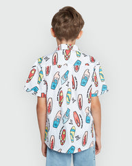 OVS Boys’ Vibrant Multicolour Summer Shirt Multicolour / 9-10 Y