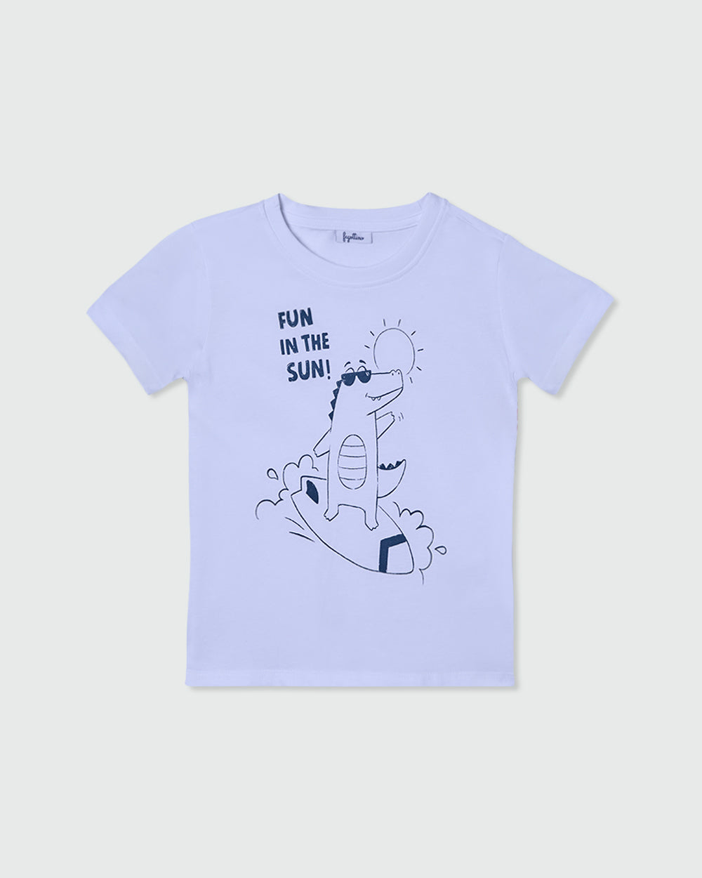OVS BOYS SS T-SHIRT WITH PRINT WHITE / 24-30 M