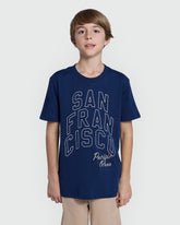 Blue Wing Teal Boy'S Modern Tee – OVS Blue / 11 Y