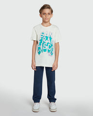 Milky Green Tee For Boys By OVS Green / 11 Y
