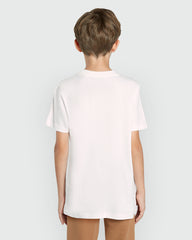 OVS White Crew Neck Tee In Blanc De Blanc White / 11 Y