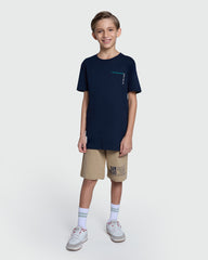 OVS Boys’ Sky Captain Tee – Classic Fit Blue / 11 Y