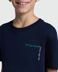 OVS Boys’ Sky Captain Tee – Classic Fit Blue / 11 Y