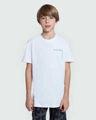 OVS Modern Fit Boys’ Tee – Blanc De Blanc White / 11 Y