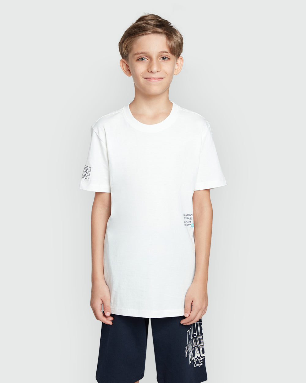 OVS Boys’ White Mod Tee – Daily Essential White / 11 Y