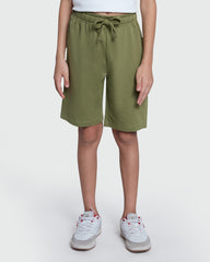 OVS Shorts For Boys In Loden Green – Mod A Fit Green / 11 Y