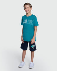 Fanfare Green Modern Boys' Tee By OVS Green / 11 Y