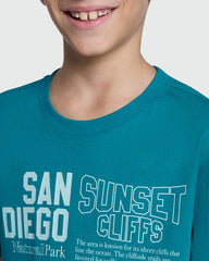 Fanfare Green Modern Boys' Tee By OVS Green / 11 Y