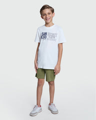 Classic Mod C White Tee For Boys – OVS White / 11 Y