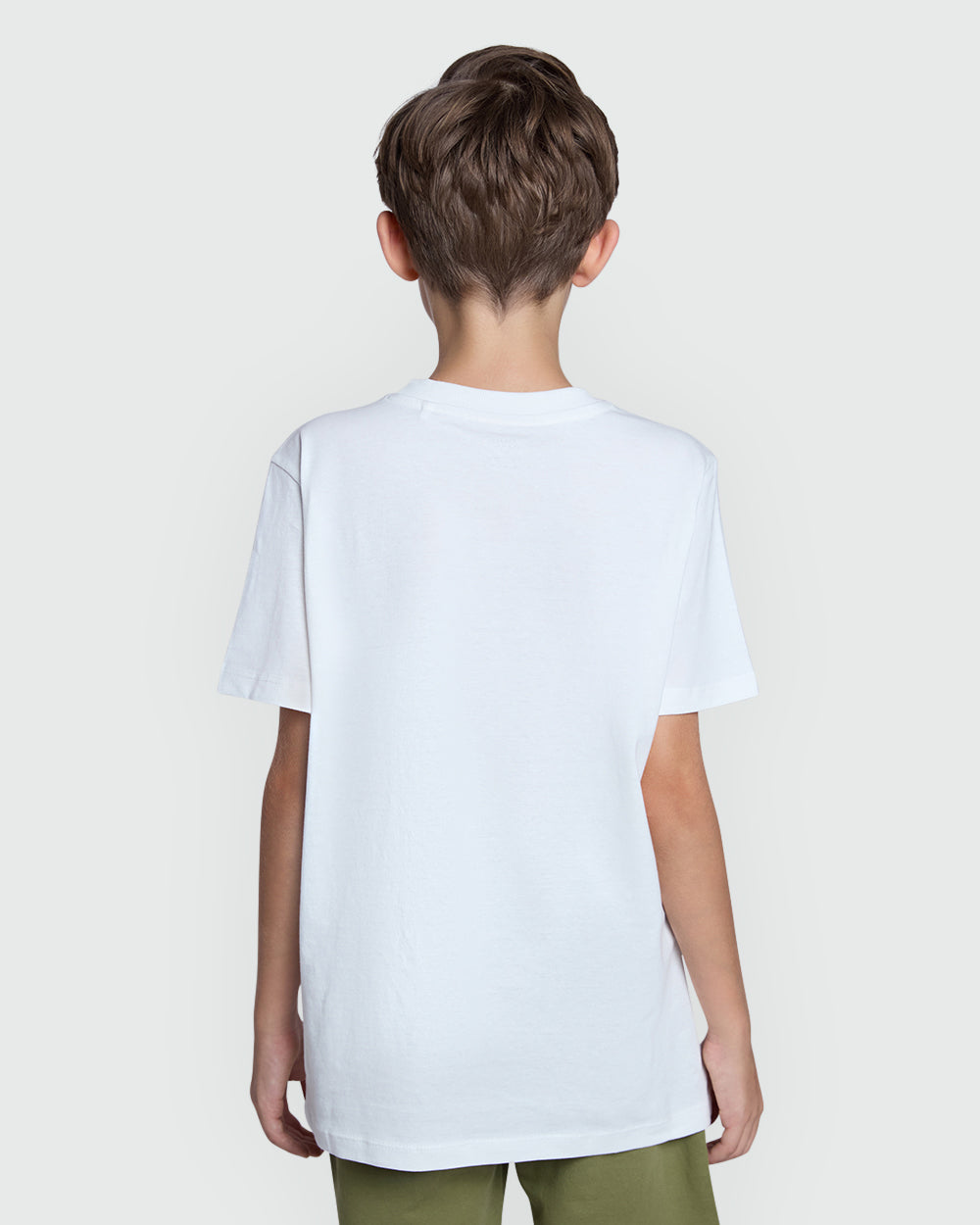 Classic Mod C White Tee For Boys – OVS White / 11 Y