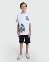OVS Cargo Shorts In Caviar For Boys Black / 11 Y