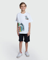 OVS Cargo Shorts In Caviar For Boys Black / 11 Y