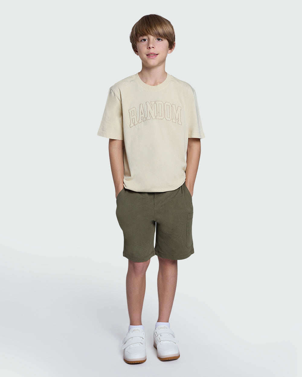 OVS Boys’ Cargo Shorts In Ivy Green Brown / 11 Y