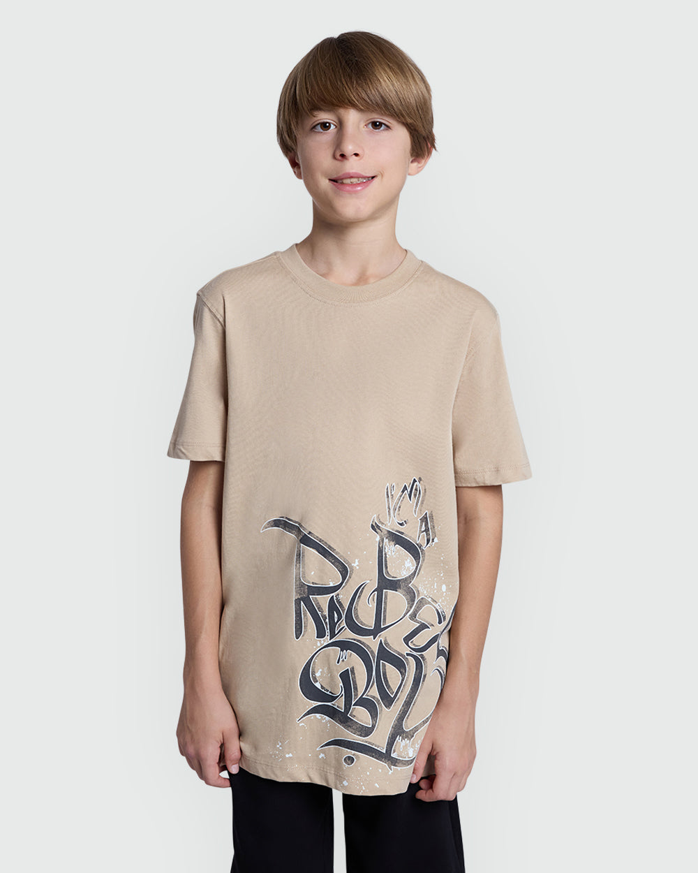 White Pepper Graphic Tee – OVS Boys Grey / 11 Y