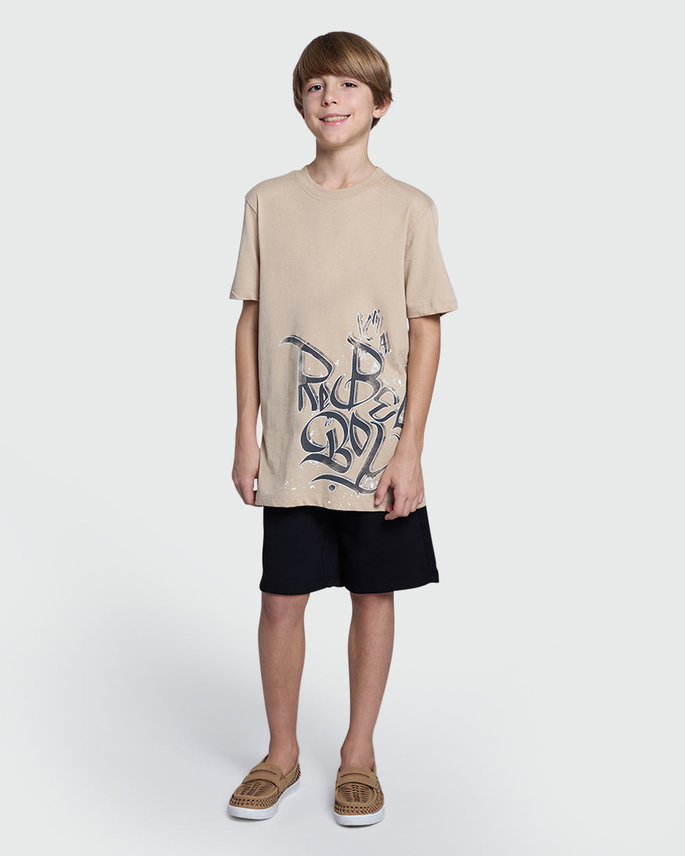 White Pepper Graphic Tee – OVS Boys Grey / 11 Y