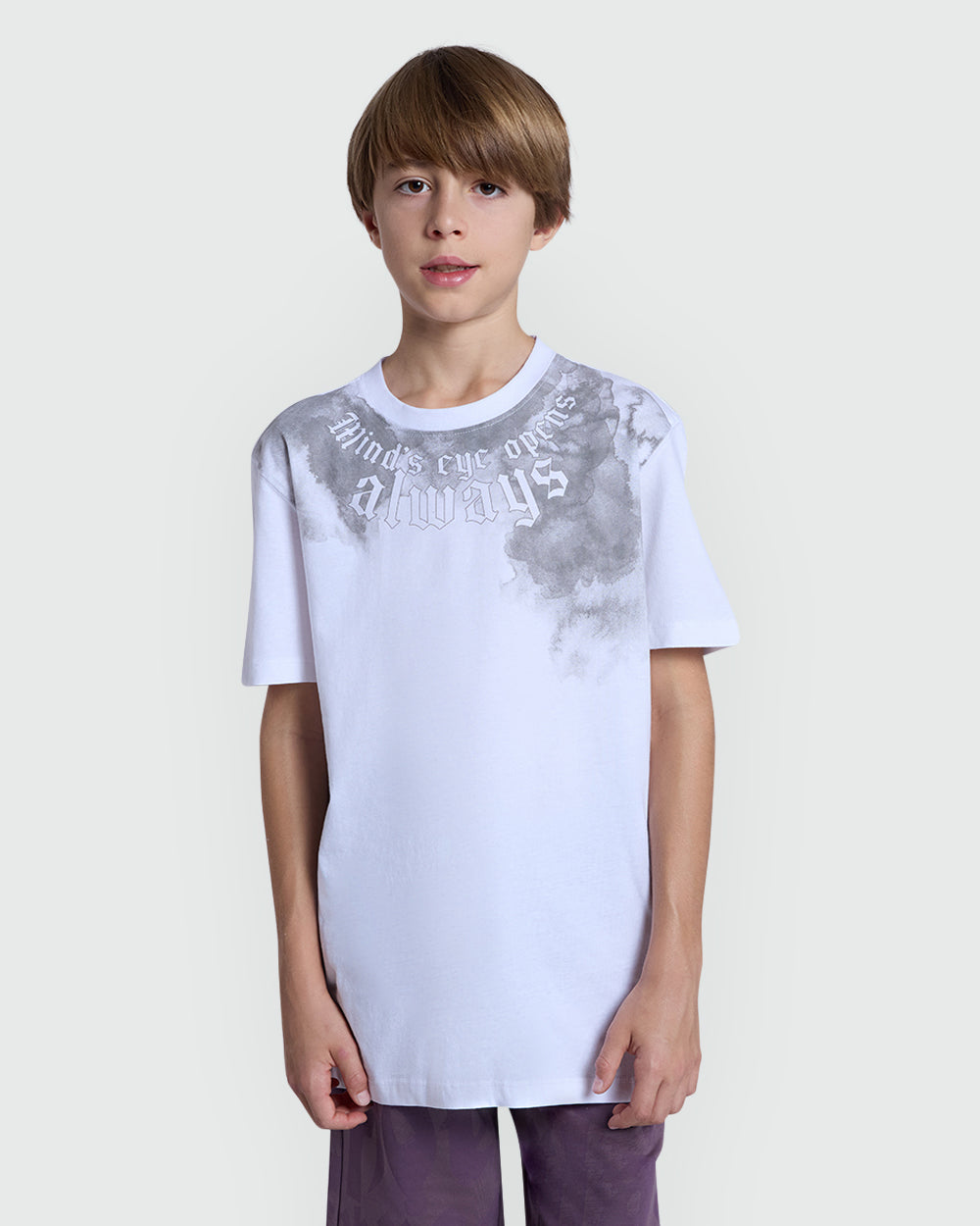 White Modern Tee – Boys’ Range By OVS White / 11 Y