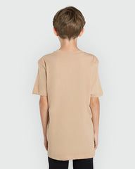 OVS Modern Fit Tee In Travertine For Boys Brown / 11 Y