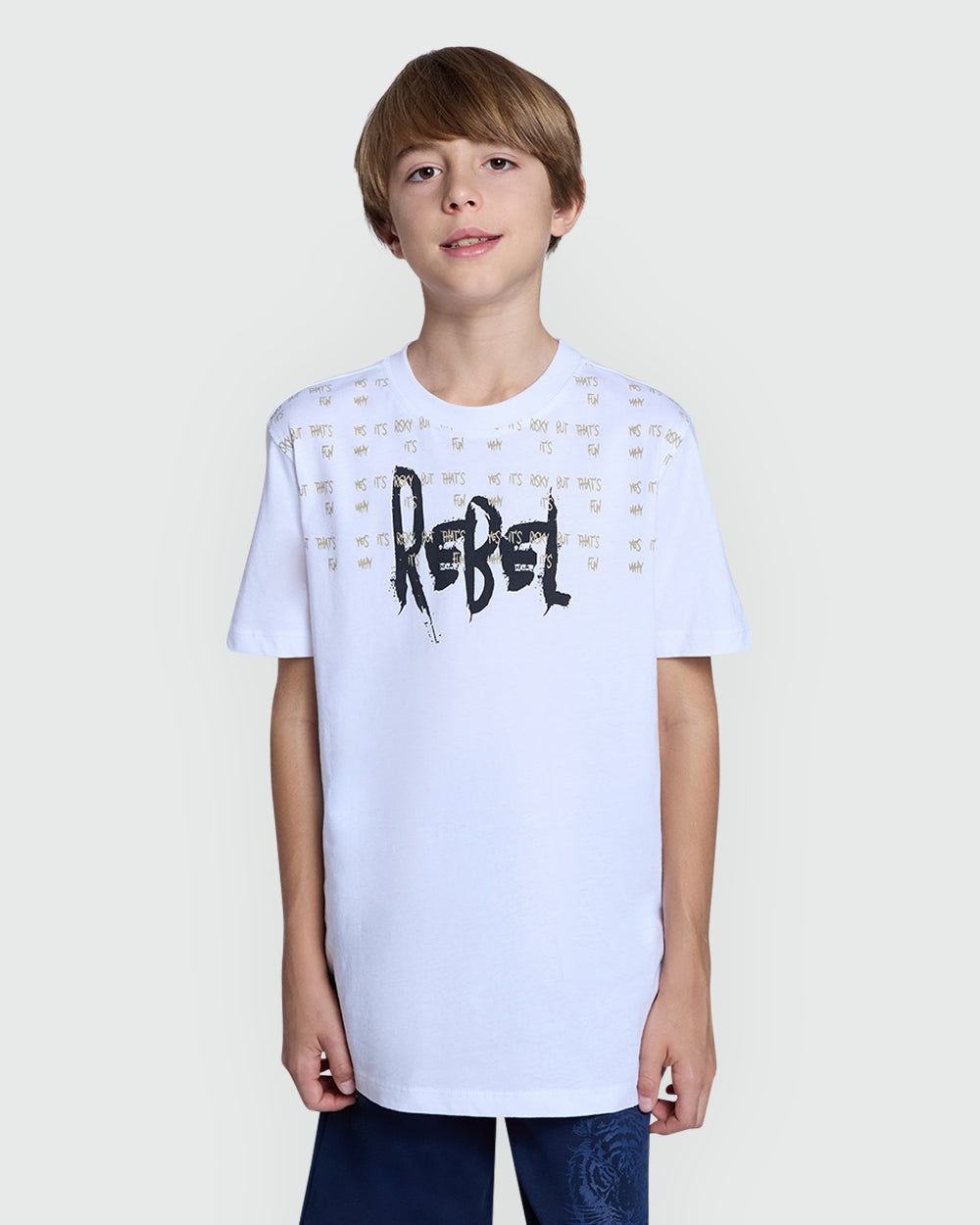 Classic White Modern Tee By OVS For Boys White / 11 Y