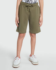 OVS Shorts For Boys – Ivy Green Mod A Fit Brown / 11 Y