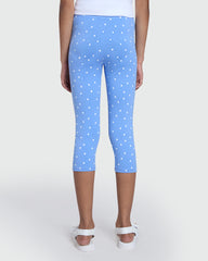 OVS Girls’ Leggings In Cornflower Blue Azure / 9-10 Y